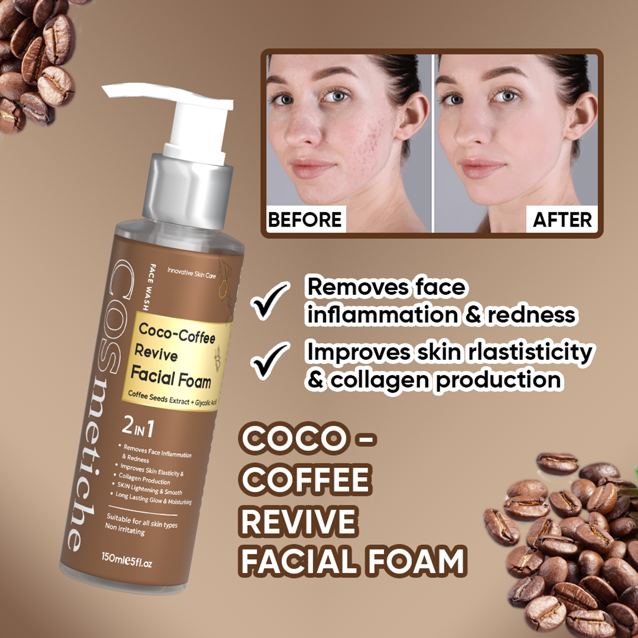 Coco- Coffee Revive Face Wash