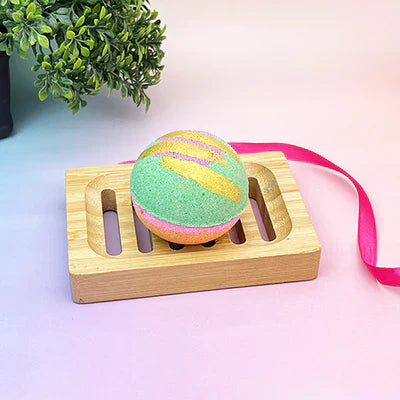 TEA TREE &amp; CHARCOAL SWIRL BOMB