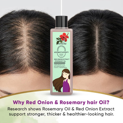 Red Onion &amp; Rosemary hair Oil