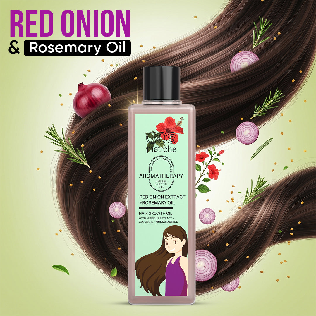 Red Onion &amp; Rosemary hair Oil