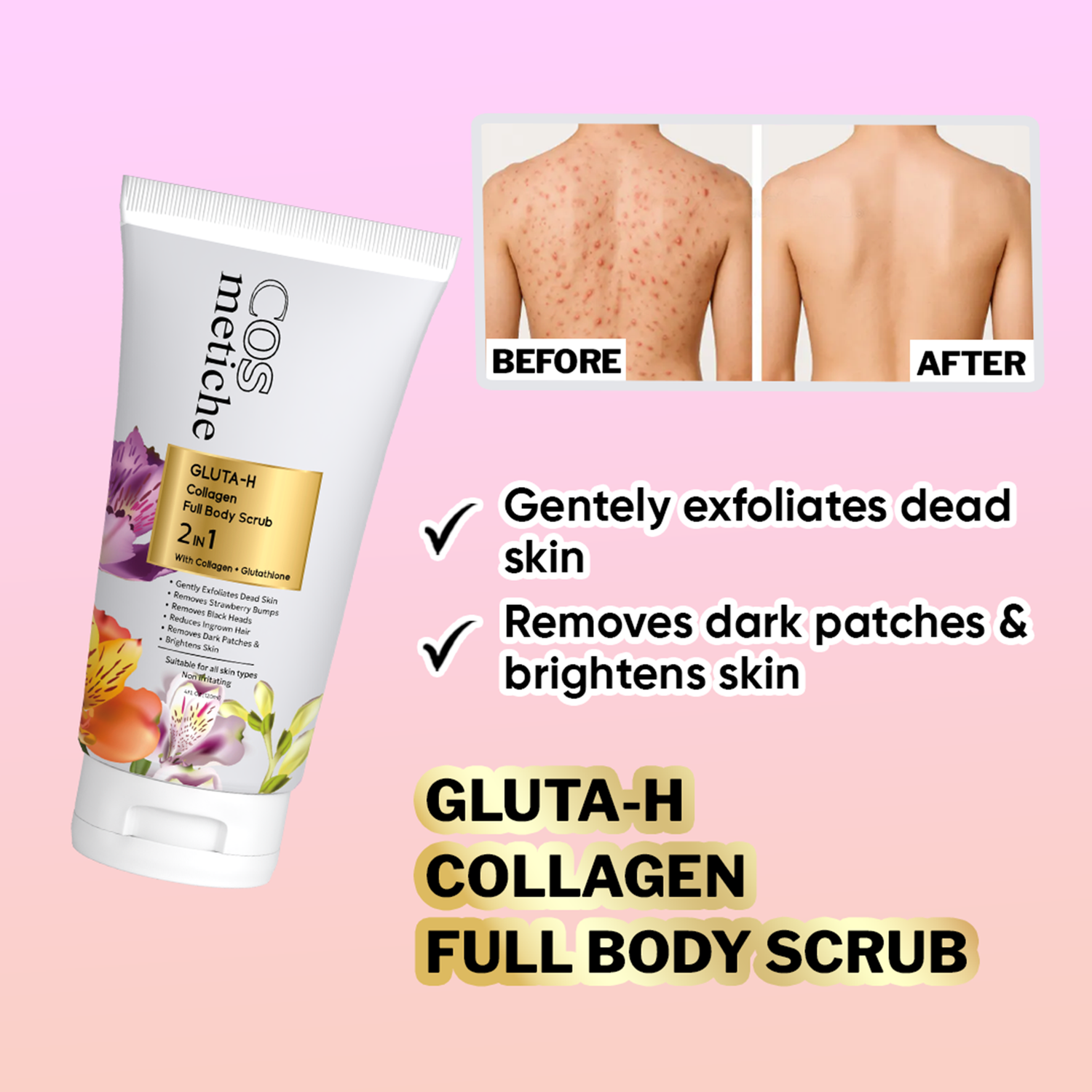 glutathione body scrub Glutathione Tablets Vs Glutathione Injections: Which Is Safer? main image 1
