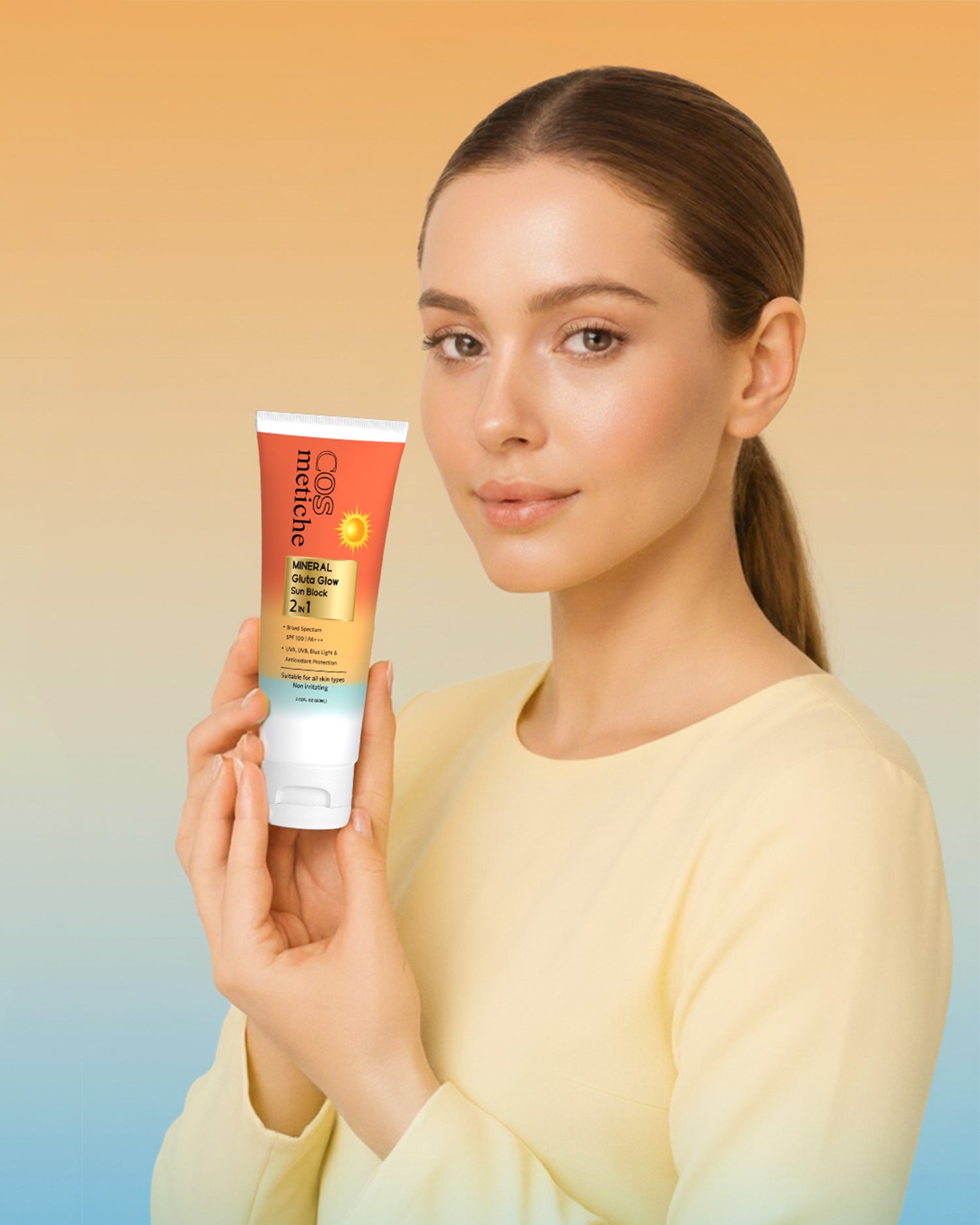 Mineral Gluta Glow Sunblock Cream