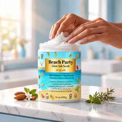 Beach Party Glow Salt Scrub
