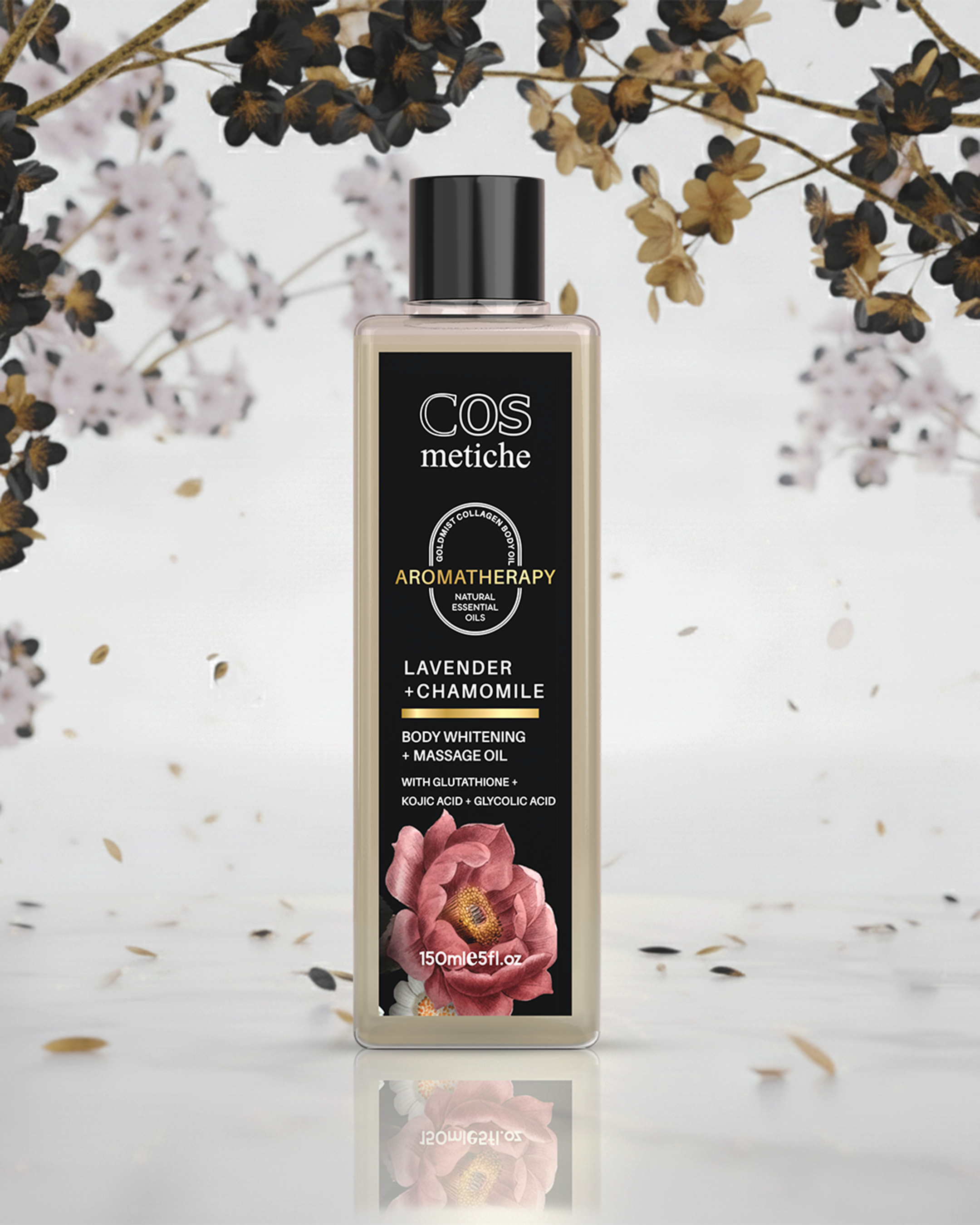 GOLDMIST Collagen Body Massage &amp; Whitening Oil