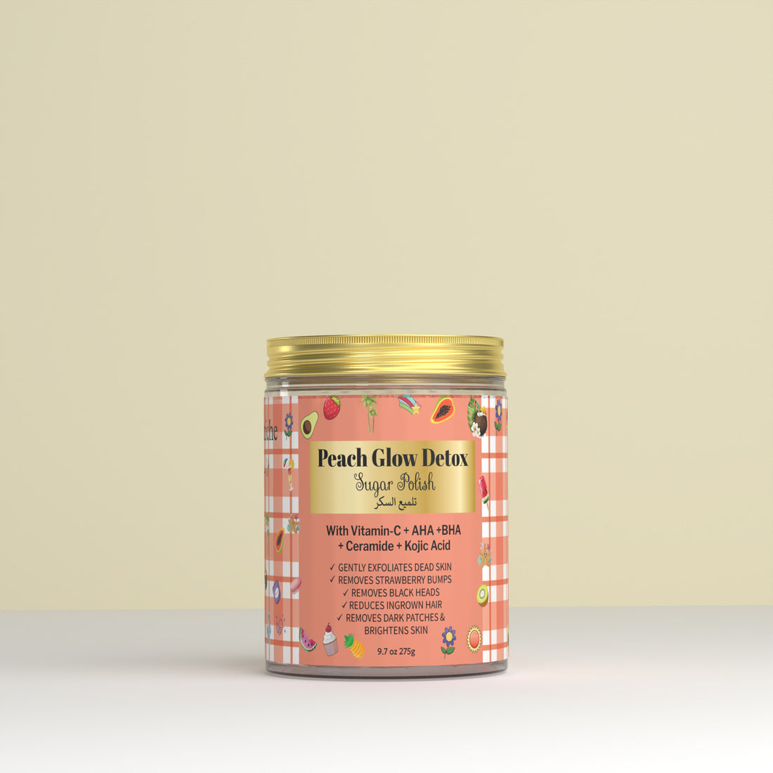 Peach Glow Detox Sugar Scrub