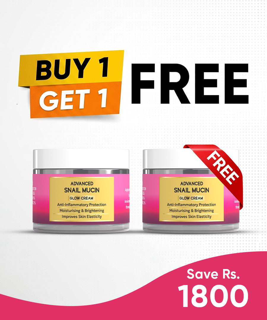 Advanced Snail Mucin Glow Cream (Buy 1 Get 1 Free)