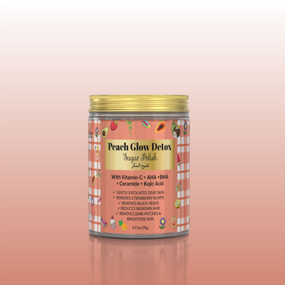 Peach Glow Detox Sugar Scrub