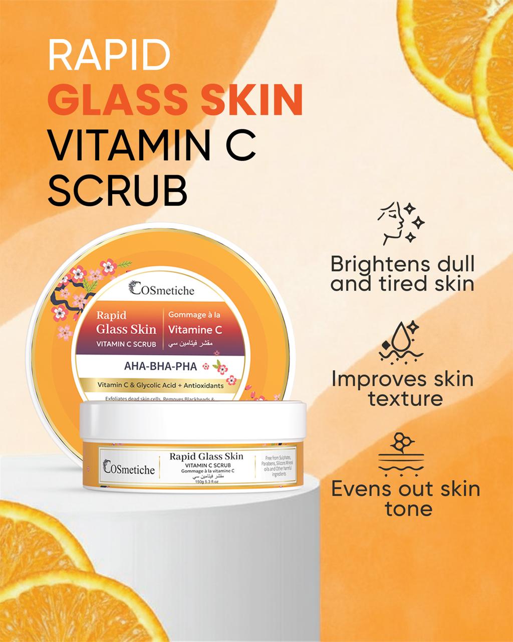 Rapid Glass Skin Vitamin C Scrub