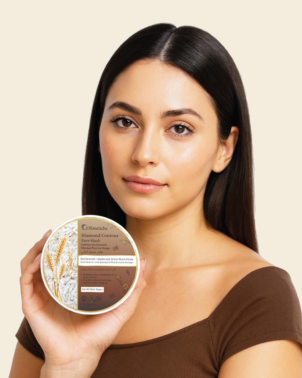 Diamond Contour Rice Mask