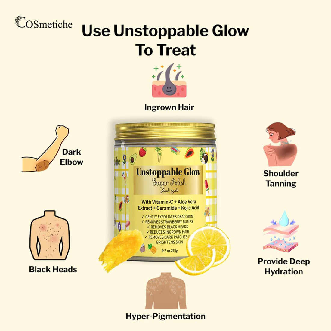 Unstoppable Glow Sugar Scrub