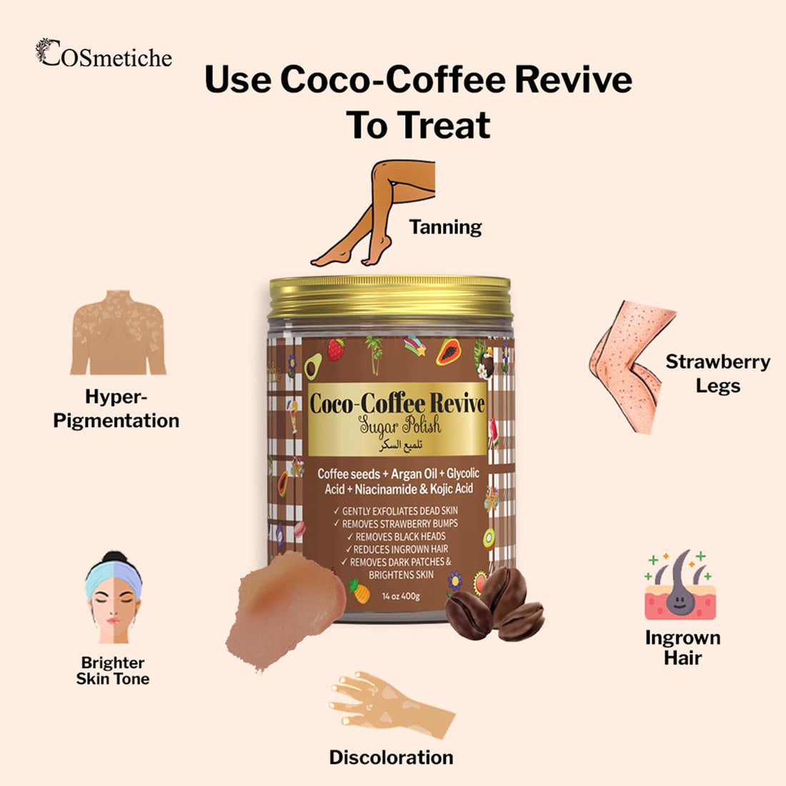 Coco-Coffee Revive Sugar Scrub