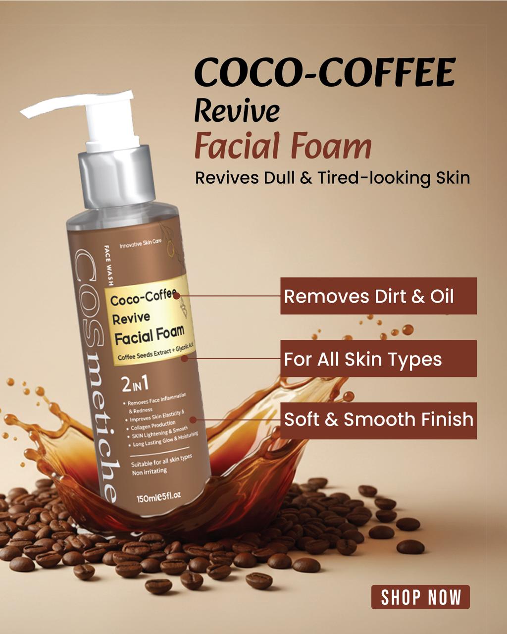 Coco- Coffee Revive Facial Foam