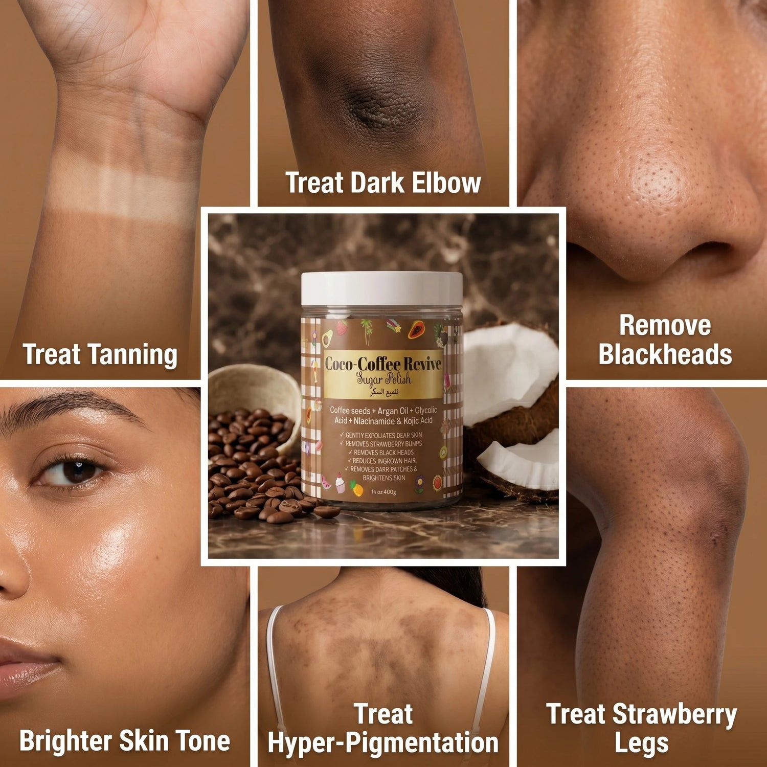 Coco-Coffee Revive Sugar Scrub