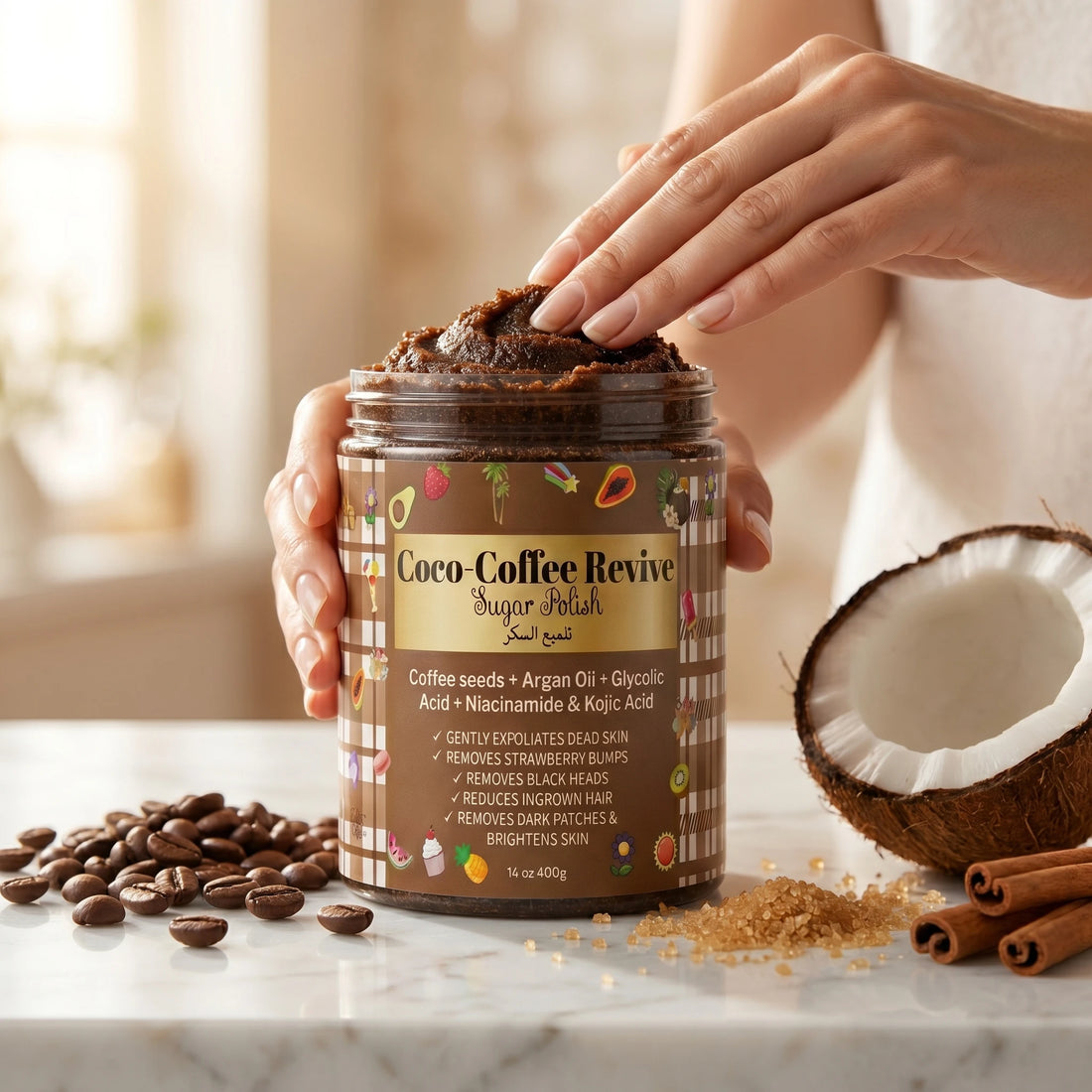 Coco-Coffee Revive Sugar Scrub