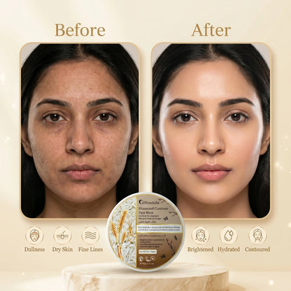 Diamond Contour Rice Mask