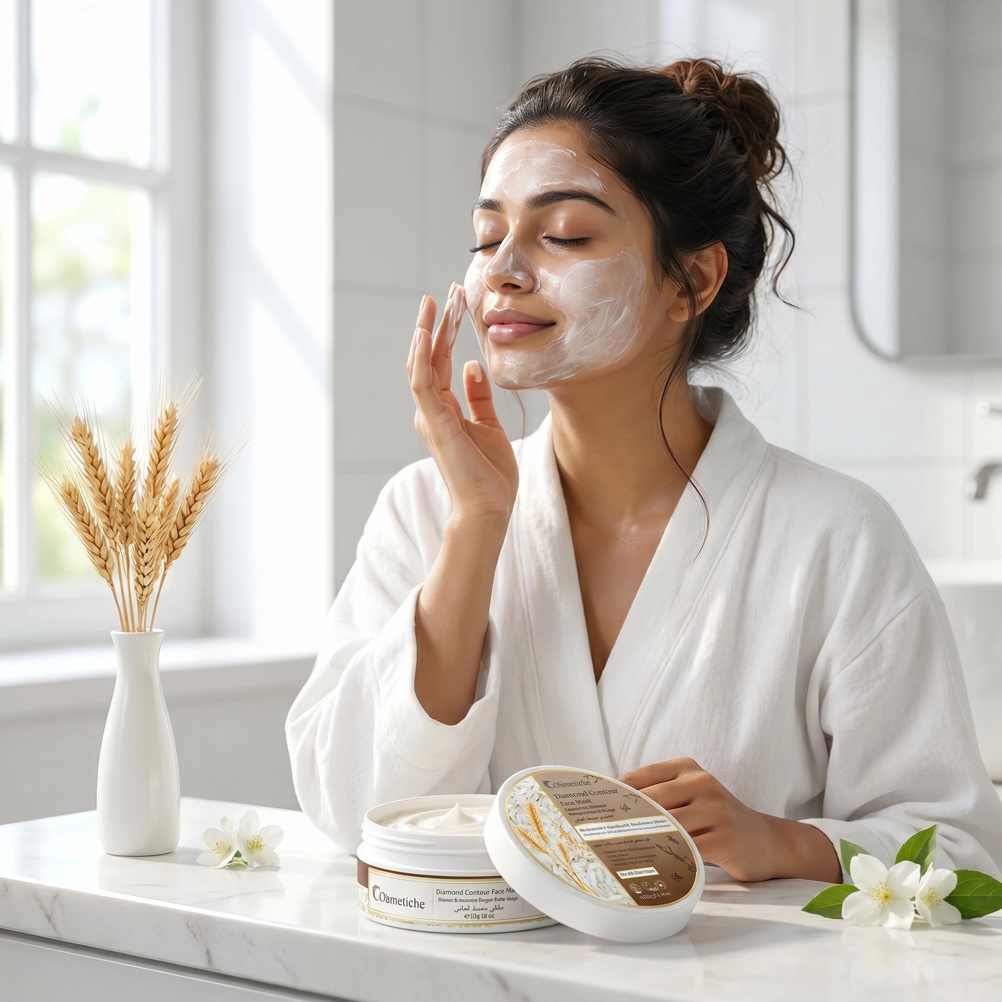 Diamond Contour Rice Mask