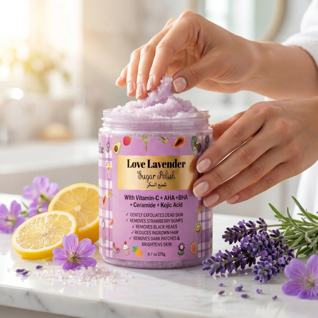 Love Lavender Sugar Scrub
