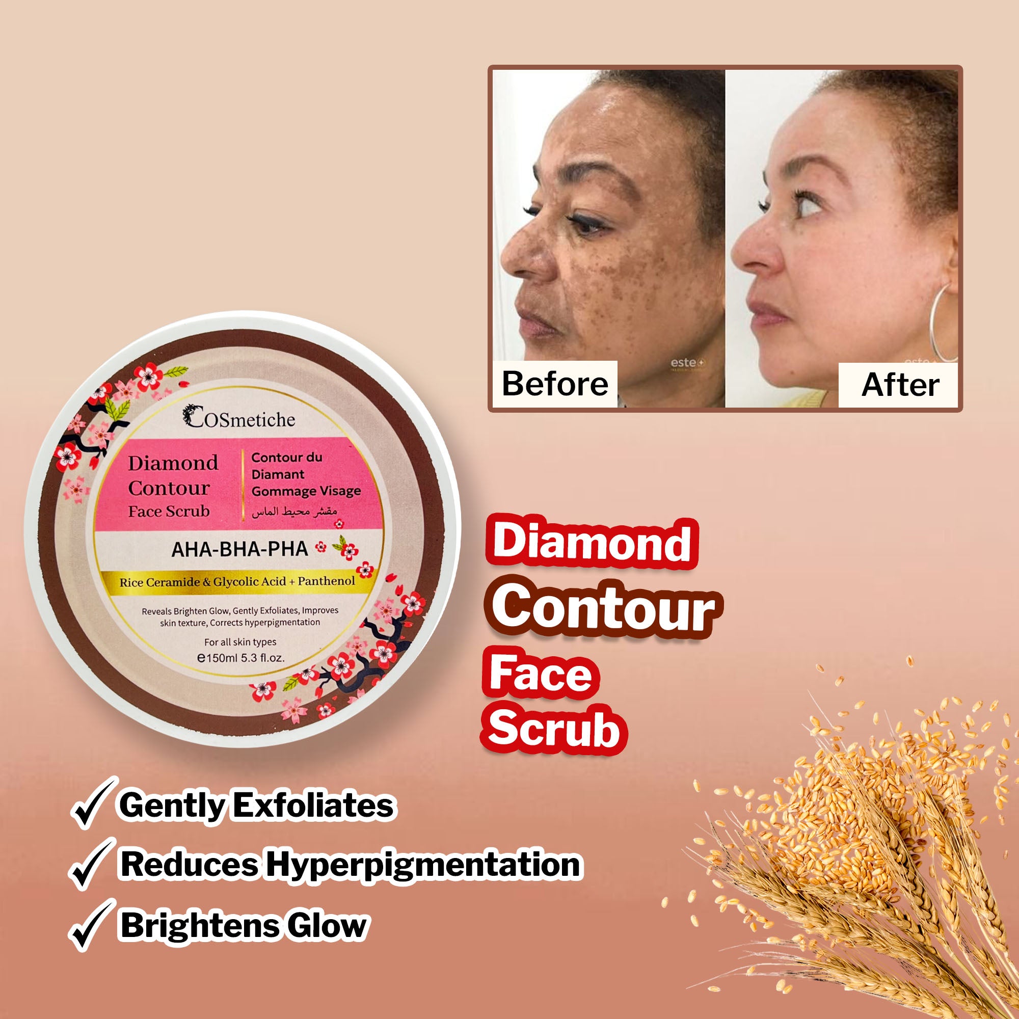 Diamond Contour Face Scrub