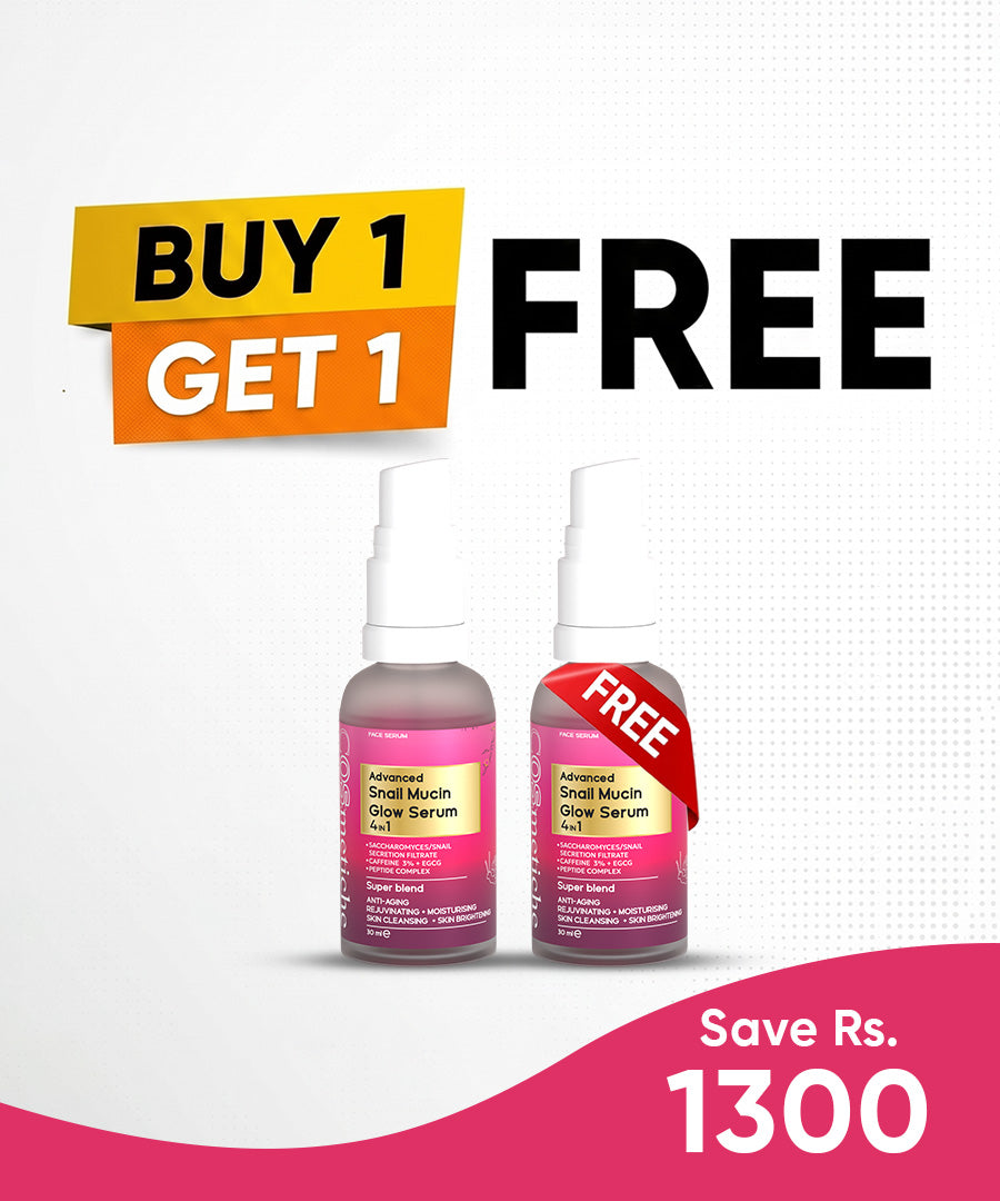 Advanced Snail Mucin Glow Serum 4 in 1 (Buy 1 Get 1 Free)
